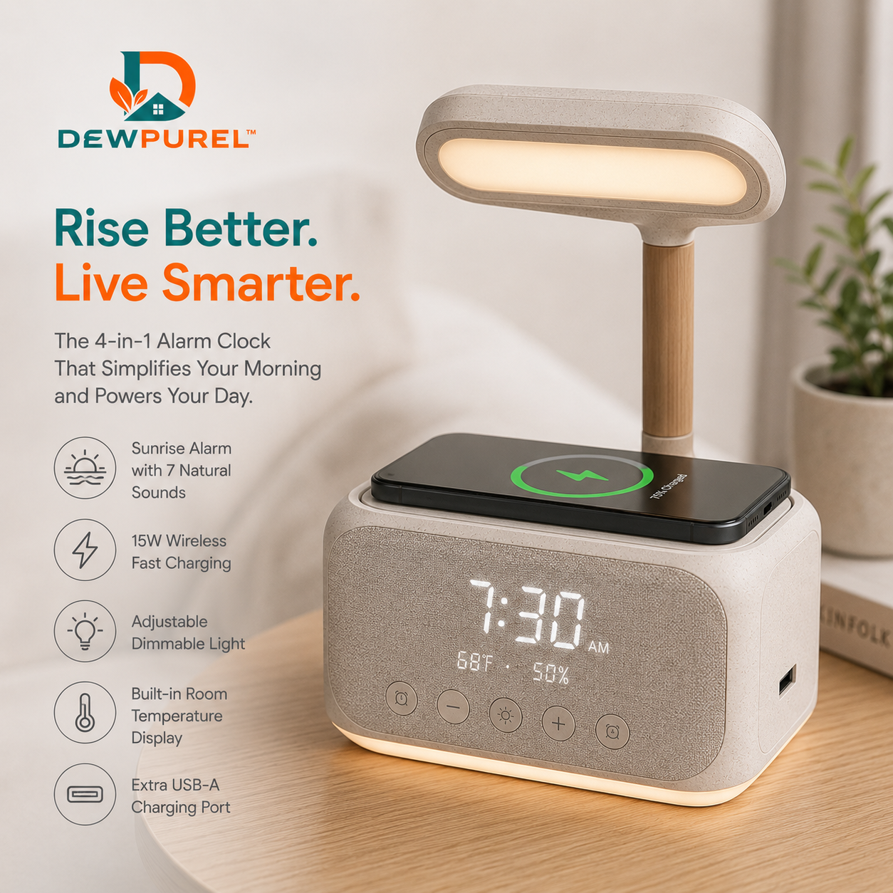 DEWPUREL™ Lumisync Smart Alarm Station